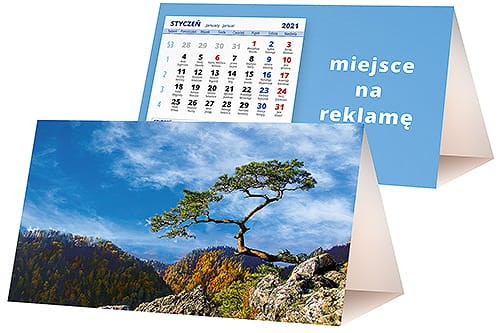 kalendarze biurkowe - piramidki - wzór KP2-059