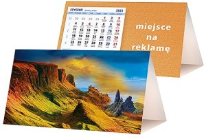 Kalendarze biurkowe - PIRAMIDKA standard - wzór KP2-060