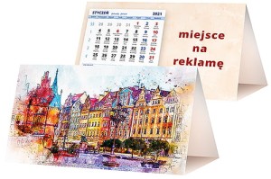 Kalendarze biurkowe - PIRAMIDKA standard - wzór KP2-061