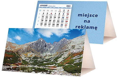 kalendarze biurkowe - piramidki - wzór KP2-064