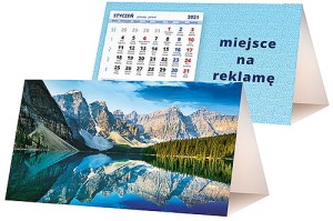 Kalendarze biurkowe - PIRAMIDKA standard - wzór KP2-065