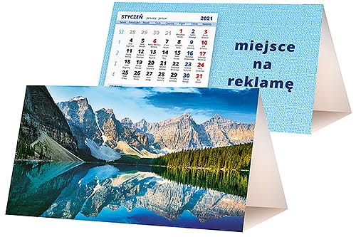 kalendarze biurkowe - piramidki - wzór KP2-065