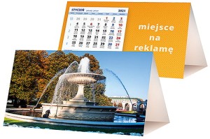 Kalendarze biurkowe - PIRAMIDKA standard - wzór KP2-066
