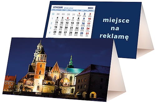 kalendarze biurkowe - piramidki - wzór KP2-067