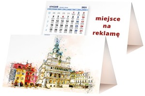 Kalendarze biurkowe - PIRAMIDKA standard - wzór KP2-068
