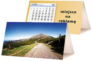 Kalendarze biurkowe - PIRAMIDKA standard - wzór KP2-069