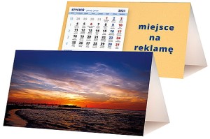 Kalendarze biurkowe - PIRAMIDKA standard - wzór KP2-071