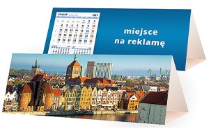 Kalendarze biurkowe - PIRAMIDKA duża - wzór KP3-001