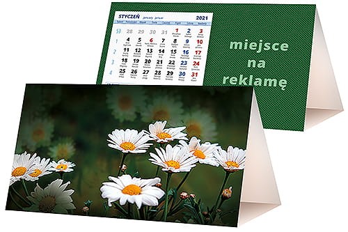 kalendarze biurkowe - piramidki - wzór KP2-072