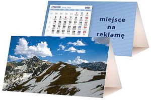 Kalendarze biurkowe - PIRAMIDKA standard - wzór KP2-075
