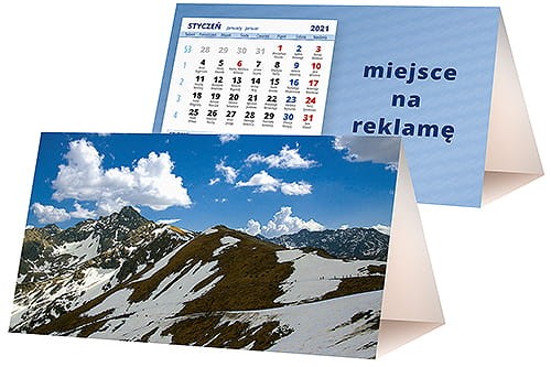 kalendarze biurkowe - piramidki - wzór KP2-075