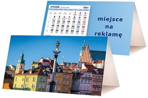 Kalendarze biurkowe - PIRAMIDKA standard - wzór KP2-076