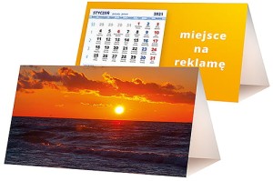 Kalendarze biurkowe - PIRAMIDKA standard - wzór KP2-079