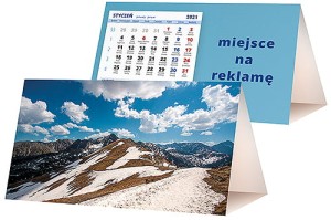 Kalendarze biurkowe - PIRAMIDKA standard - wzór KP2-080