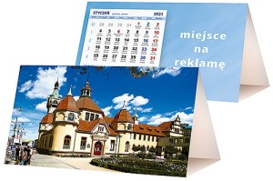 Kalendarze biurkowe - PIRAMIDKA standard - wzór KP2-083