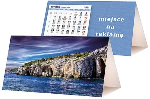Kalendarze biurkowe - PIRAMIDKA standard - wzór KP2-085