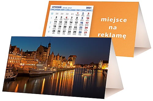 kalendarze biurkowe - piramidki - wzór KP2-086
