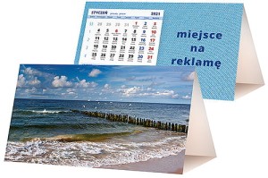 Kalendarze biurkowe - PIRAMIDKA standard - wzór KP2-087