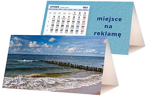 kalendarze biurkowe - piramidki - wzór KP2-087