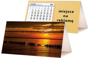 Kalendarze biurkowe - PIRAMIDKA standard - wzór KP2-089
