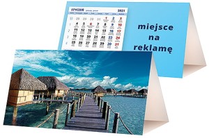 Kalendarze biurkowe - PIRAMIDKA standard - wzór KP2-092