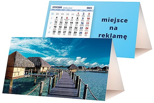 kalendarze biurkowe - piramidki - wzór KP2-092
