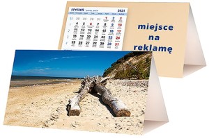 Kalendarze biurkowe - PIRAMIDKA standard - wzór KP2-093