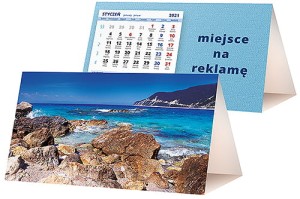 Kalendarze biurkowe - PIRAMIDKA standard - wzór KP2-094