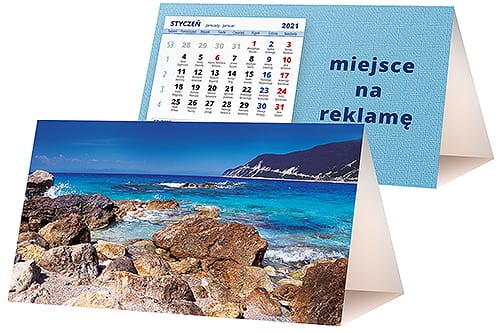kalendarze biurkowe - piramidki - wzór KP2-094