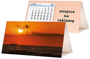 Kalendarze biurkowe - PIRAMIDKA standard - wzór KP2-095