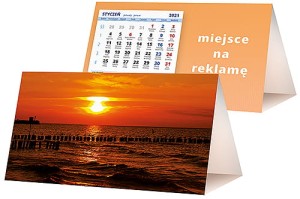 Kalendarze biurkowe - PIRAMIDKA standard - wzór KP2-097