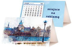 Kalendarze biurkowe - PIRAMIDKA standard - wzór KP2-098