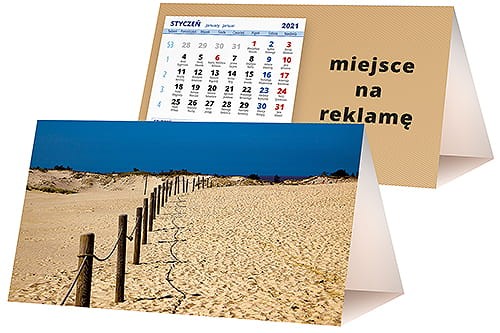 kalendarze biurkowe - piramidki - wzór KP2-099