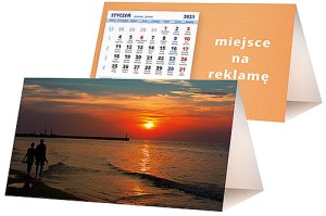 Kalendarze biurkowe - PIRAMIDKA standard - wzór KP2-100