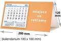 kalendarze biurkowe - piramidki - wzór KP2-100