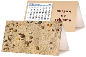 Kalendarze biurkowe - PIRAMIDKA standard - wzór KP2-103