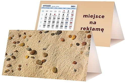 kalendarze biurkowe - piramidki - wzór KP2-103