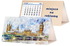 Kalendarze biurkowe - PIRAMIDKA standard - wzór KP2-105