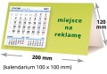 kalendarze biurkowe - piramidki - wzór KP2-107