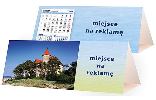 kalendarze biurkowe - piramidki - wzór KP3-003