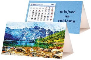 Kalendarze biurkowe - PIRAMIDKA standard - wzór KP2-111