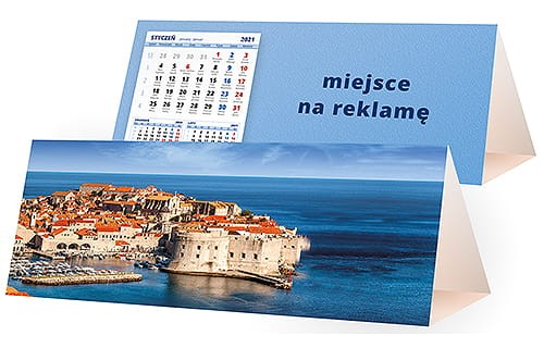 kalendarze biurkowe - piramidki - wzór KP3-005