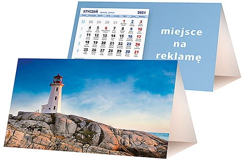 kalendarze biurkowe - piramidki - wzór KP2-112