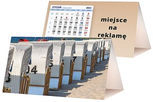 Kalendarze biurkowe - PIRAMIDKA standard - wzór KP2-113