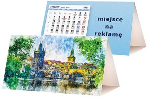 Kalendarze biurkowe - PIRAMIDKA standard - wzór KP2-114