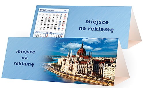 kalendarze biurkowe - piramidki - wzór KP3-007