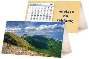 Kalendarze biurkowe - PIRAMIDKA standard - wzór KP2-118