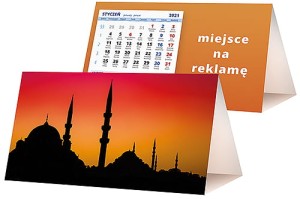 Kalendarze biurkowe - PIRAMIDKA standard - wzór KP2-119