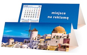 Kalendarze biurkowe - PIRAMIDKA duża - wzór KP3-008
