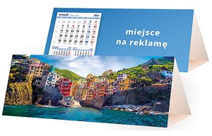 Kalendarze biurkowe - PIRAMIDKA duża - wzór KP3-009